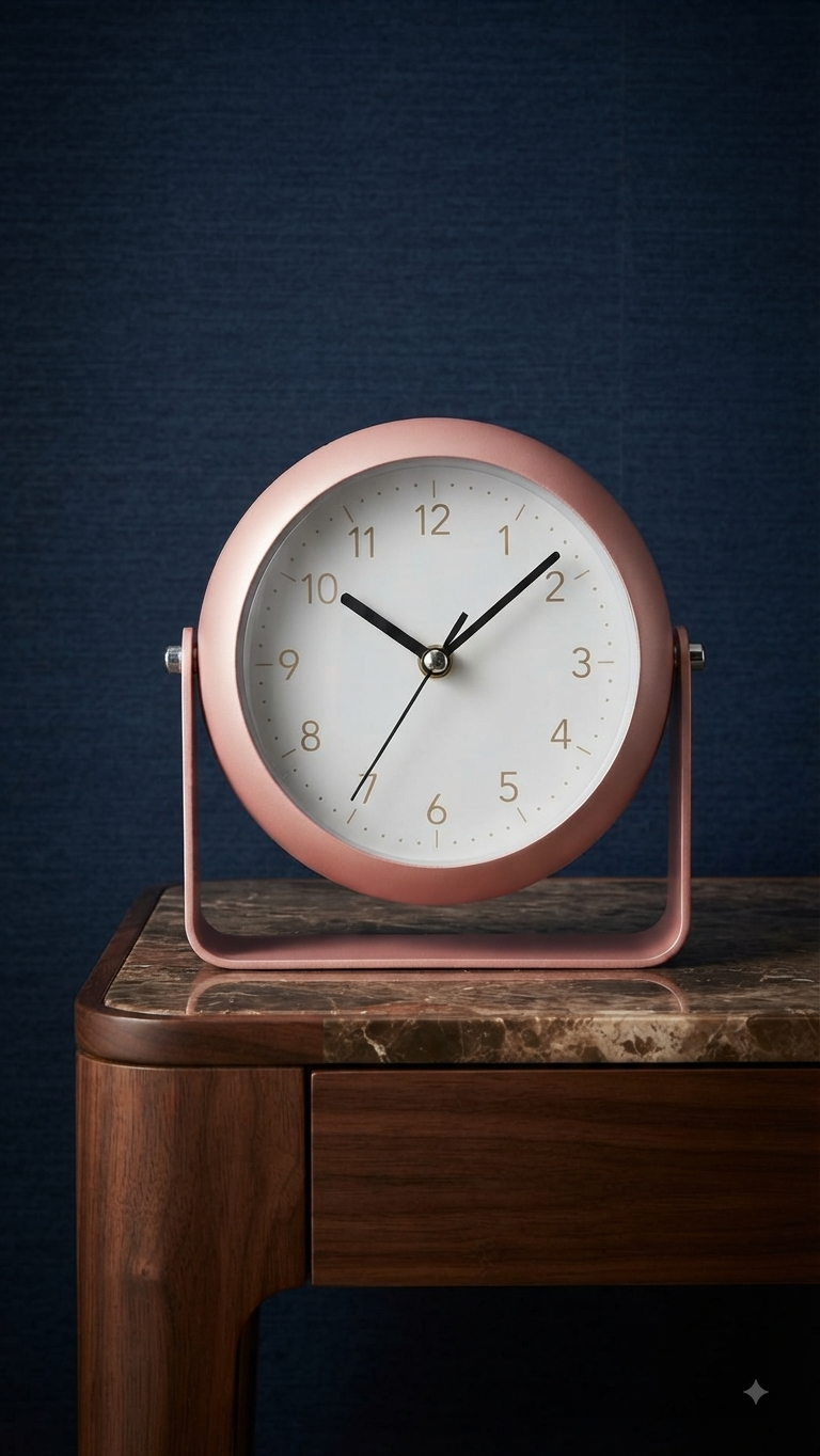 Modern Round Table Clock