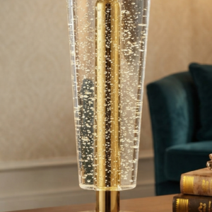 Luxury Gold Bubble Column Accent Lamp