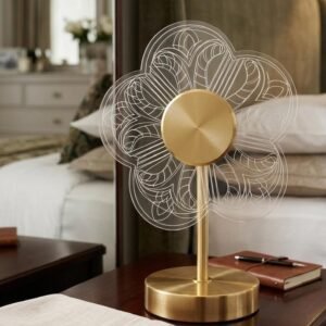 Golden Floral Art Sculpture