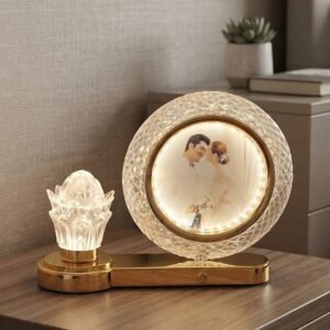 Crystal LED Photo Frame with Accent Light