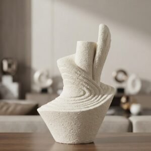 Abstract Sculptural Textured Art Vase