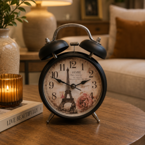 Vintage Paris Twin-Bell Alarm Clock