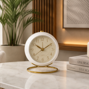Vintage Round Table Clock