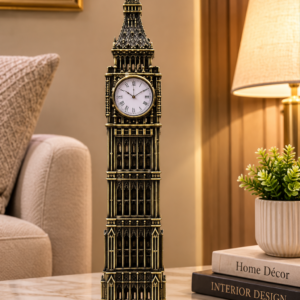 Vintage Brass Big Ben Clock Decor