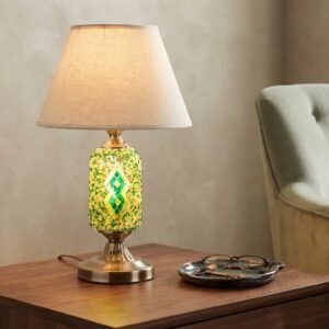 Table Lamp with Mosaic Base